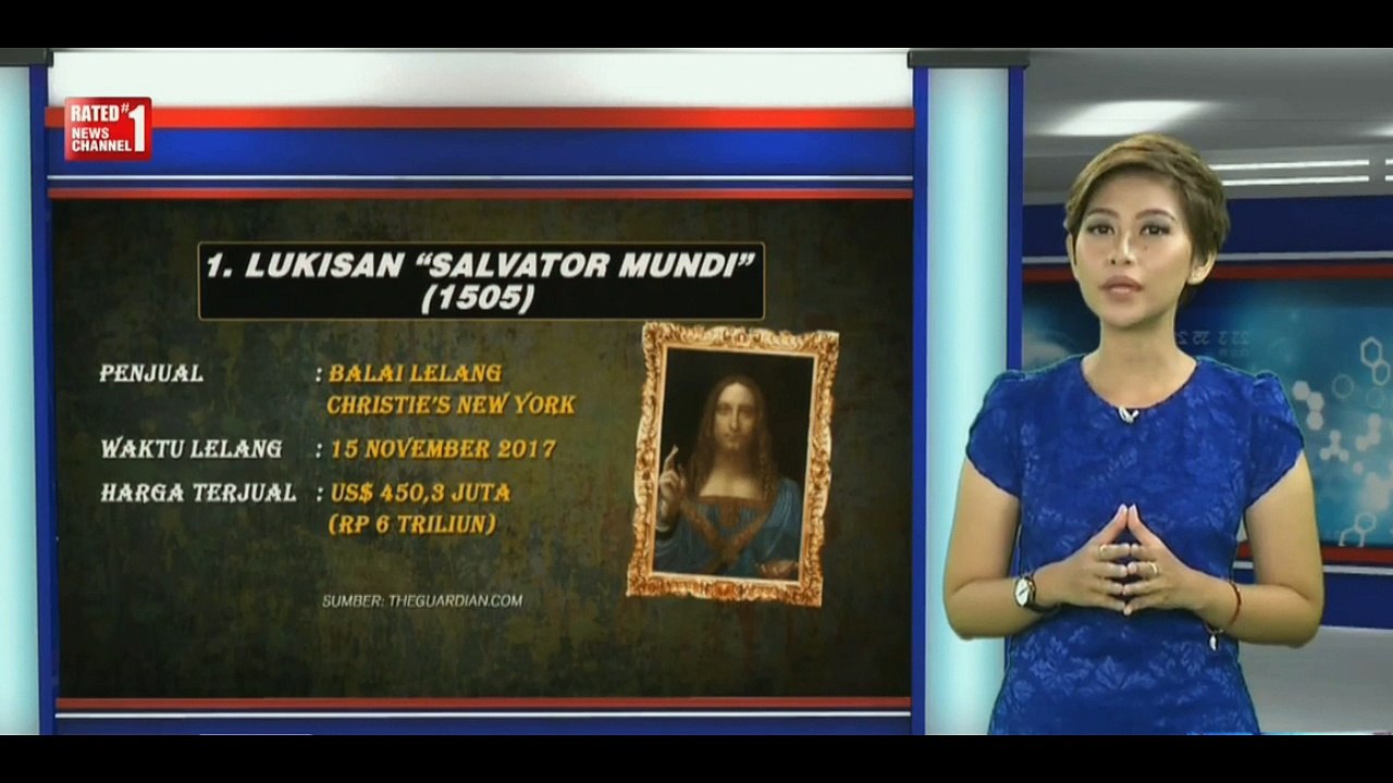 Lukisan Termahal Di Dunia Leonardo da Vinci Seharga Rp 6 Triliun