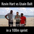 Usain Bolt dünyaca ünlü komedyenle yarıştı, bakın kim kazandı