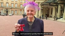 97-year-old volunteer Peggy receives MBE at the Palace