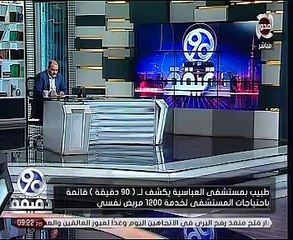 استجابة لـ"90 دقيقة".. رجل أعمال يتبرع لمستشفى الأمراض النفسية بالعباسية
