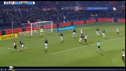 Toornstra Goal - Feyenoord vs Groningen 1-0  08.02.2018 (HD)
