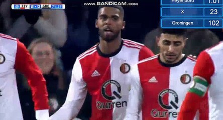Jeremiah ST. Juste Goal - Feyenoord 2-0 Groningen