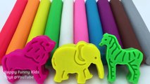 Play Doh Modelling Learn Colours & Numbers Zoo Animal Molds Fun & Creative for Kids Babies Toddlers