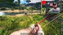 ARK Survival Evolved Gameplay - KNOCKING OUT DINOS and KILLER TURTLES!! ARK Funny Moments