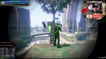 GTA 5 DRAGON Snipers Versus Stunters - Epic Sniper Team Performance!! (GTA 5 Funny Moments)