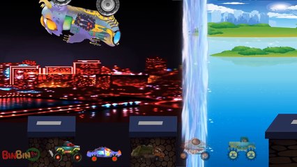 Big Truck | Scary Emergency Vehicles with Pokeball for Children | Police Car | Ambulance | BinBin Tv