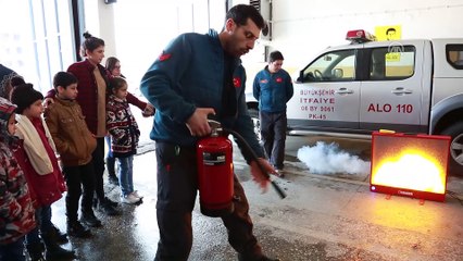 Suriyeli çocuklara acil durum eğitimi - ANKARA