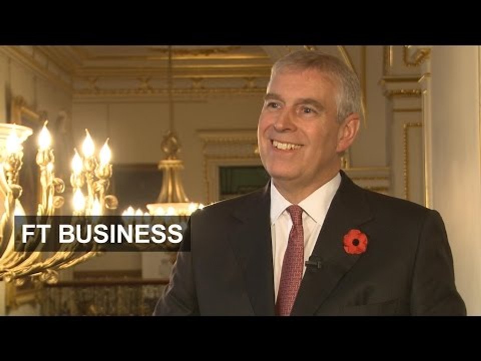 Prince Andrew on helping start-ups succeed