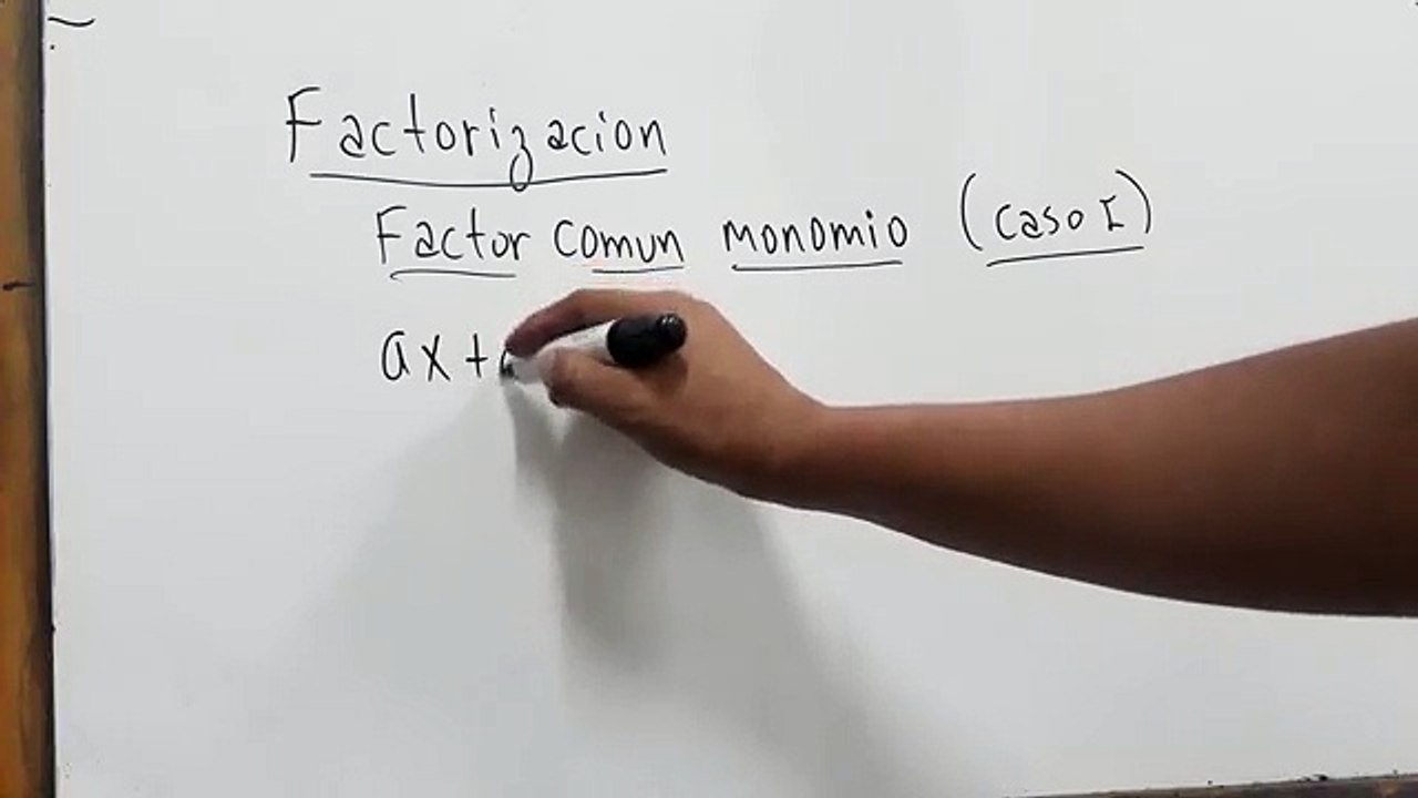 FACTOR COMUN MONOMIO (CASO I FACTORIZACION)
