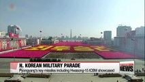 N. Korea's military parade scaled down than usual, showcases no new missiles