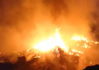 Sydney Tip Goes Up in Flames