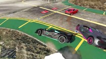 GTA 5 Crazy Challenges | CUSTOM CAR DEATH MATCH | GTA V Extreme Driving, Crashes & Races