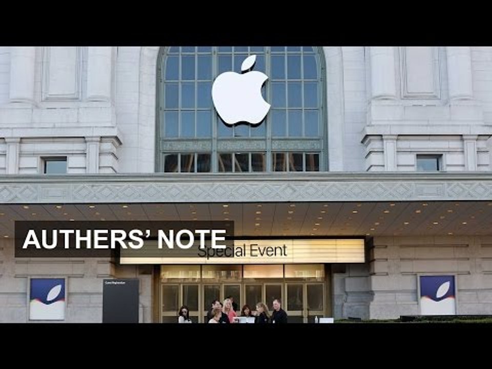 A ripening Apple | Authers' Note