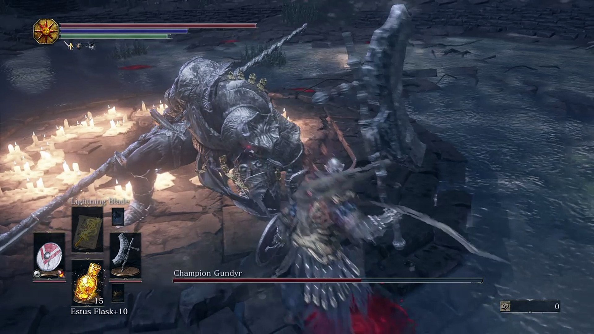 Champion Gundyr Parry Only No Damage Taken video Dailymotion