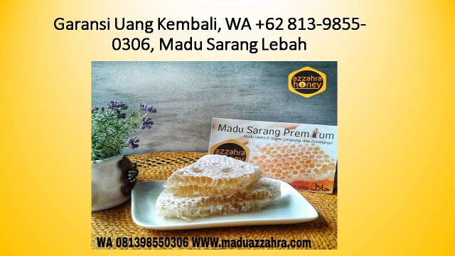 Garansi Uang Kembali, WA +62 813-9855-0306, madu sarang lebah