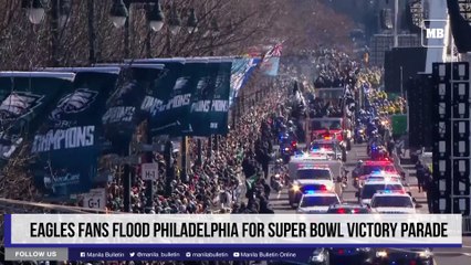 Eagles fans flood Philadelphia for Super Bowl victory parade