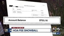 Homeowners say HOA company piled on fees without letting them know