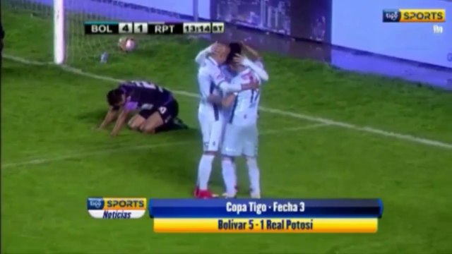 Bolívar 5 : 1 Real Potosí Fecha 3 - 2018 Torneo Apertura