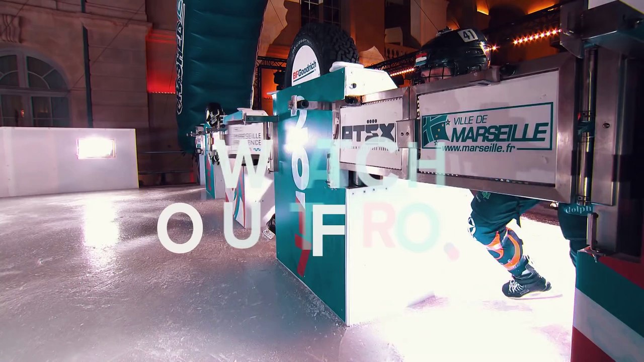 Has 5% vision, still wins the race. - Eyes of Red Bull Crashed Ice E4
