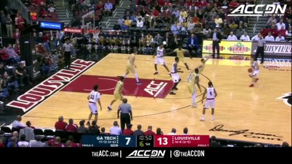 Georgia Tech vs. Louisville Basketball Highlights (2017-18)