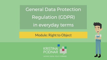 GDPR:  Right to Object