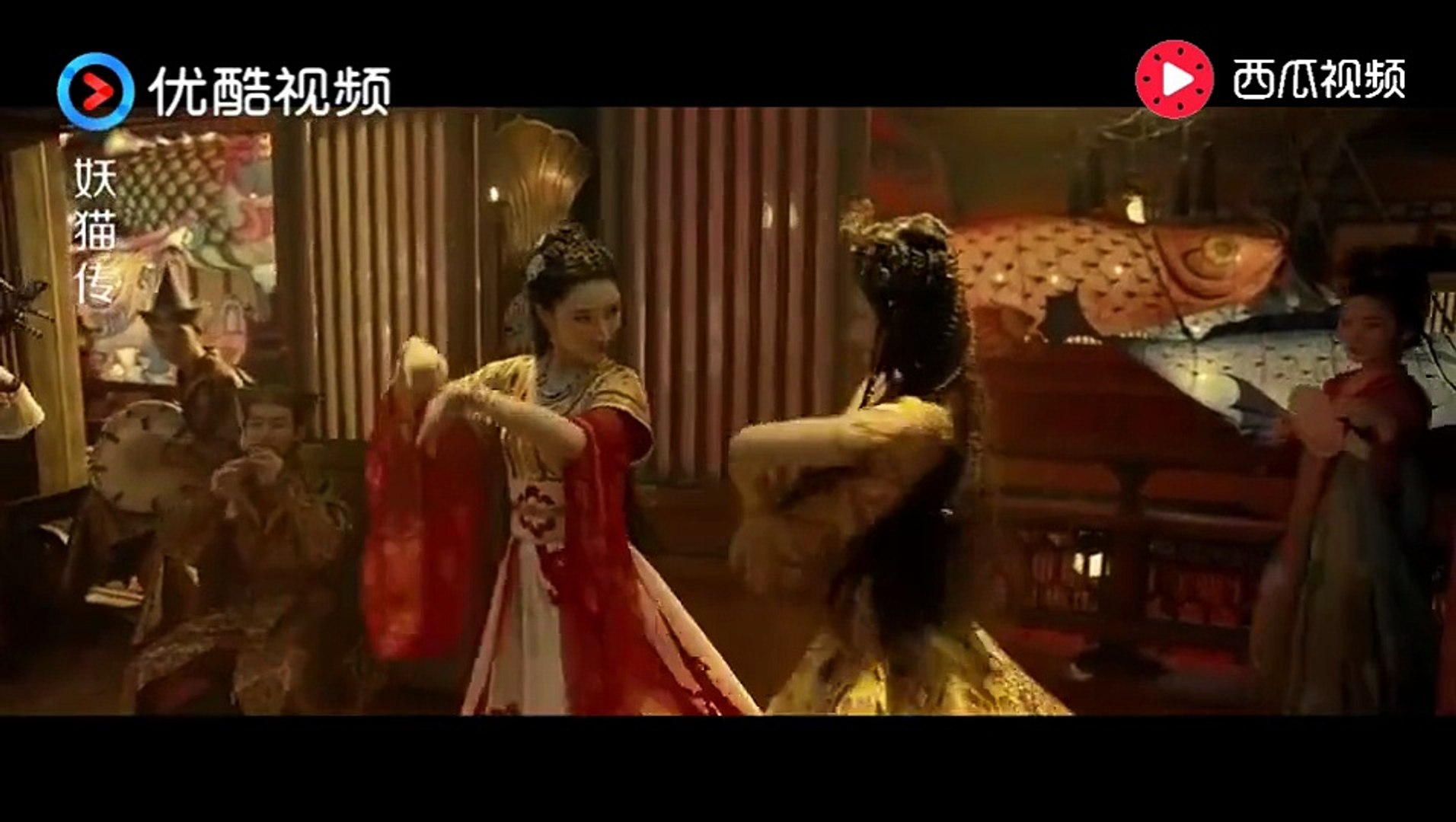 《妖猫传 Legend Of The Demon Cat》张天爱在唐朝一曲倾城，连空海都忍不住上前，美人在哪里都有人爱, image size:1912x1080