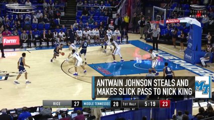 Giddy Potts Leads Middle Tennessee to Win