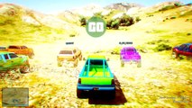 GTA 5 Online | Monster Truck Offroading Challenge | Grand Theft Auto 5 Funny Moments