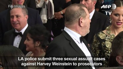 LA police send Weinstein sex assault cases to prosecutors