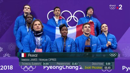 JO 2018 - Entrée en matière timide pour le couple Ciprès/James