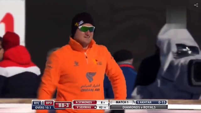 Shahid Afridi Royals vs Virender Sehwag Diamonds Full Highlights
