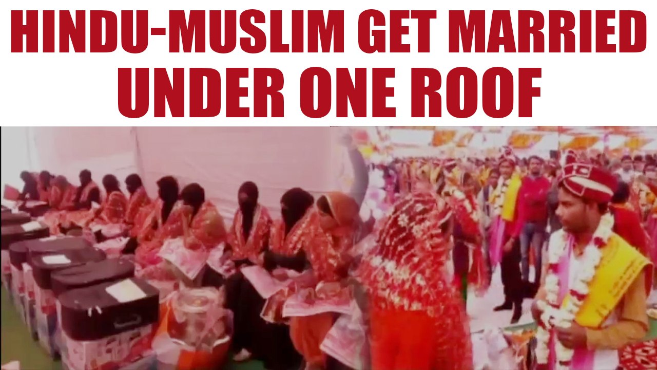 Hindu , Muslim couples tie knock in mass marriage in Uttar Pradesh ...