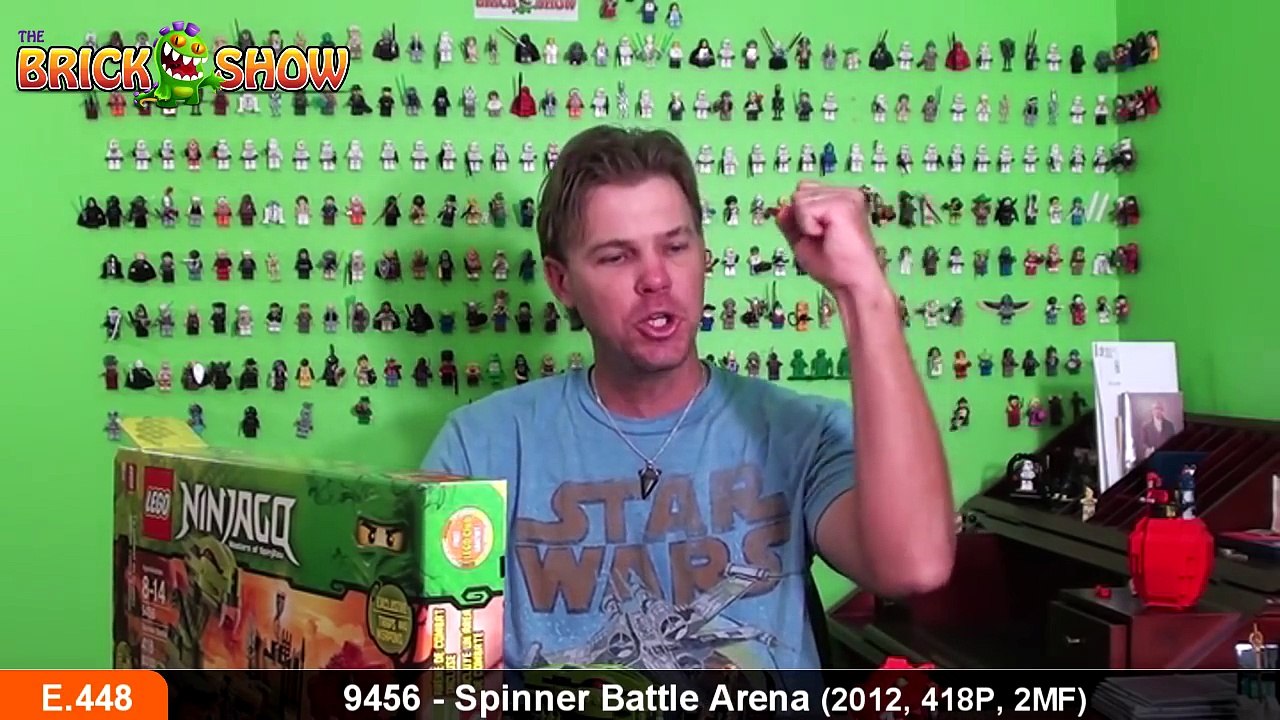 LEGO Ninjago Spinner Battle Arena Review, Set 9456