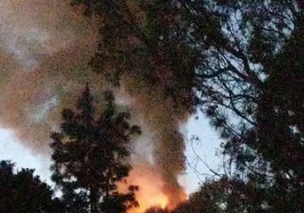 Bel Air Mansion Catches Fire, Firefighter Injured Battling Blaze