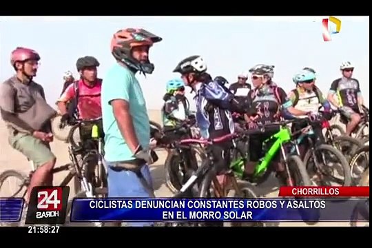 Chorrillos: ciclistas denuncian constantes robos en el Morro Solar