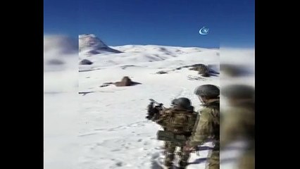 Kahraman Mehmetçik Faraşin'de  terörist avında...