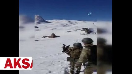 Teröristlerin kış üslenme alanlarına yönelik operasyonlar devam ediyor