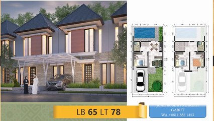 FASILITAS MEWAH, WA +62811-885-1453, rumah 2 lantai harga 600 di garut