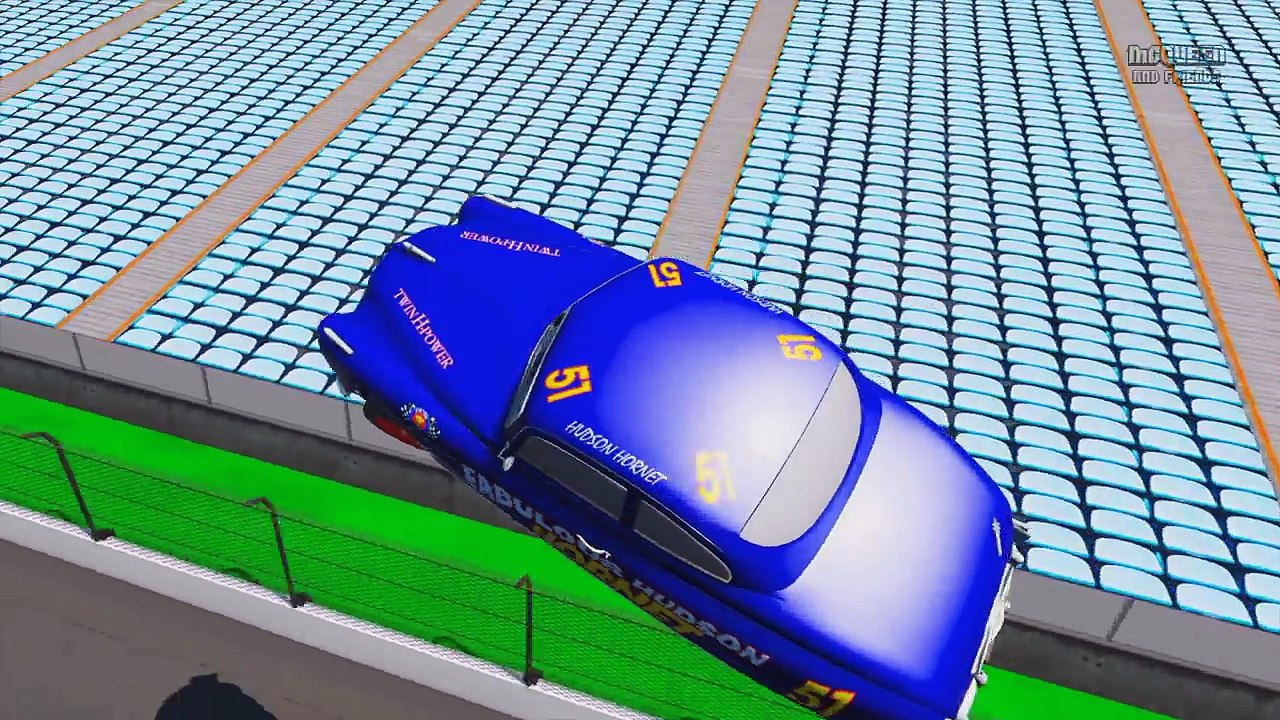 Racing Crash Cars 3 Daytona McQueen Jackson Storm Chick Hicks The King Mack Doc Hudson and Friends