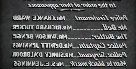 THE BAT WHISPERS 1930   Pt 01