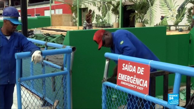 Préparatifs du carnaval de Rio