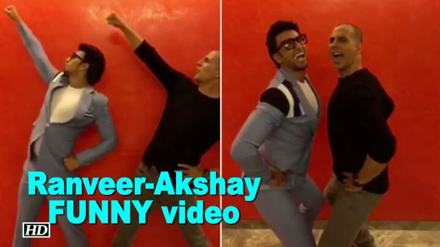Ranveer Singh- Akshay Kumar FUNNY video | Padman Promotion