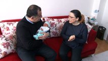 Başkan’dan adaşı olan bebek Alper Taşdelen’e ziyaret