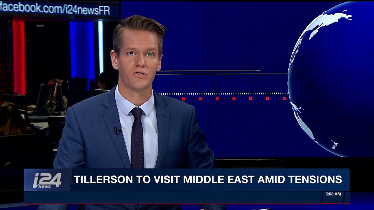 i24NEWS DESK | Tillerson to visit Middle East amid tensions | Friday, February 9th 2018