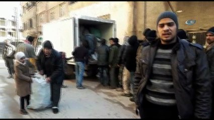 - Sultan Murad Tugayları’ndan Doğu Guta'ya Yakacak Yardımı