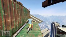 EXTREME PARKOUR! GTA 5 Funny Moments : Olli43 vs Geo23 Episode 46