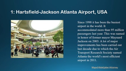 Busiest Airport in World by Majed Abdeljaber Attorney