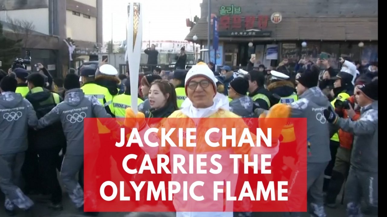 Jackie Chan brings a touch of glamour to Winter Olympics in Pyeongchang