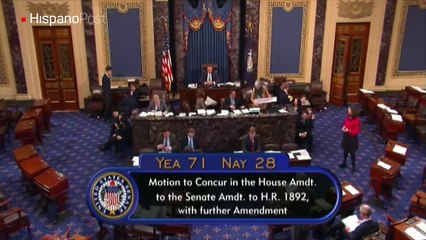 Senado estadounidense aprueba proyecto presupuestario para reabrir el Gobierno