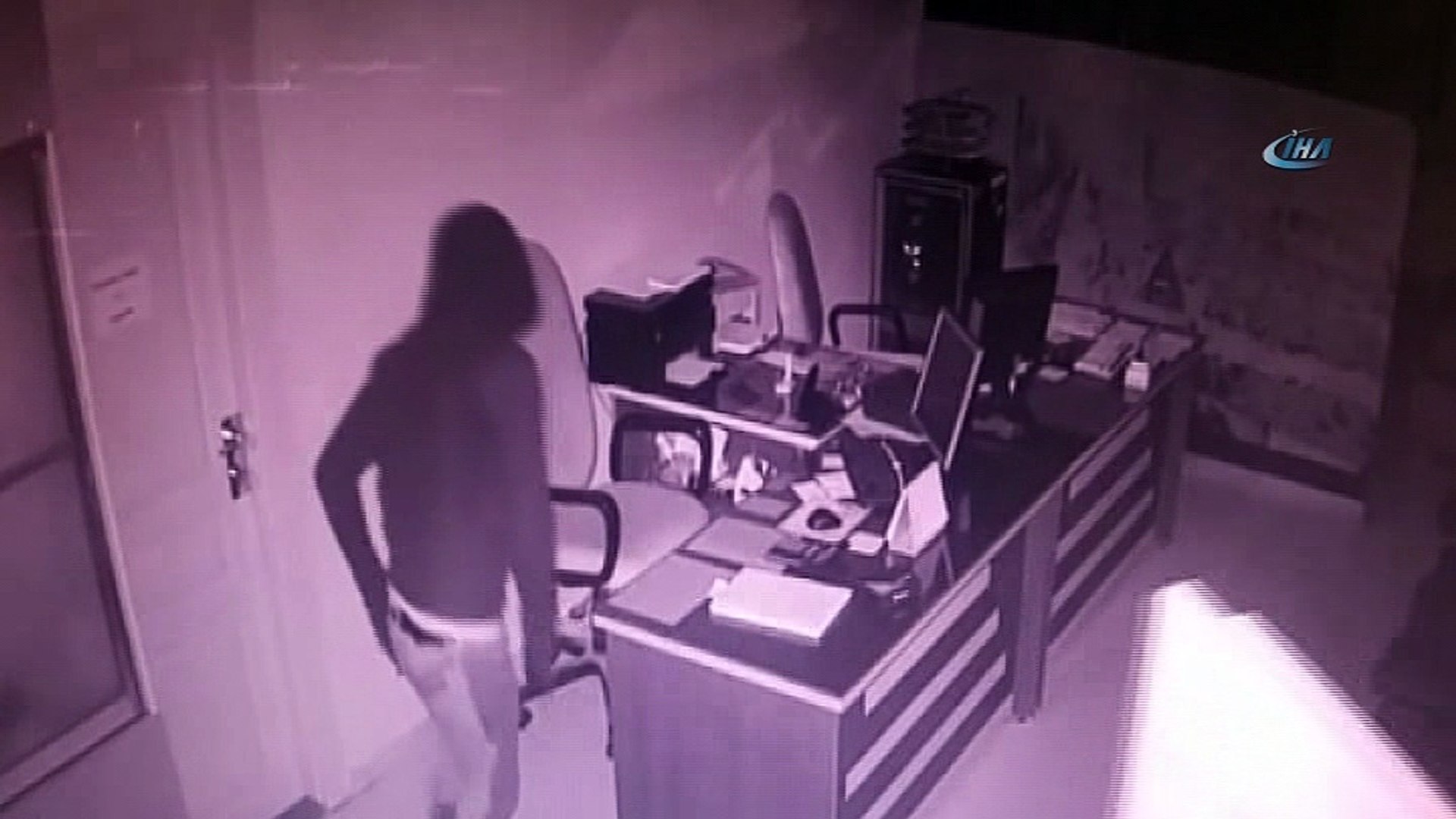 Hırsızlık zanlıları 32 saatlik güvenlik kamera kayıtları incelenerek  yakalandı - Dailymotion Video